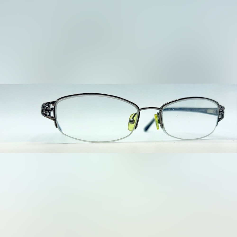 Catherine Deneuve CD-269 Gunmetal Oval Half/Rim Sunglasses Frames Only